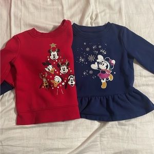 Disney Minnie Mouse Christmas Sweater 2T